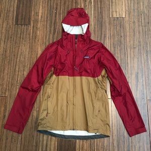 Red Patagonia windbreaker